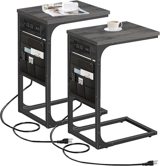 TUTOTAK C Shaped End Table