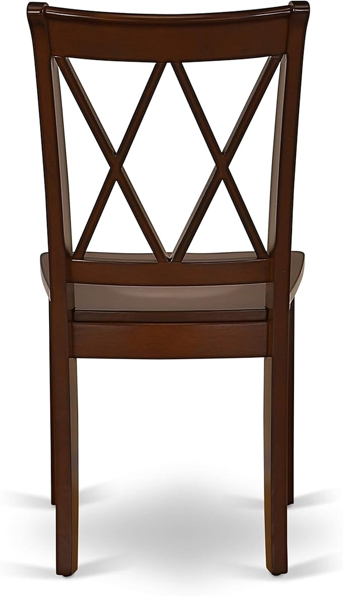 East West Furniture CLC-MAH-W Clarksville Dining Chairs