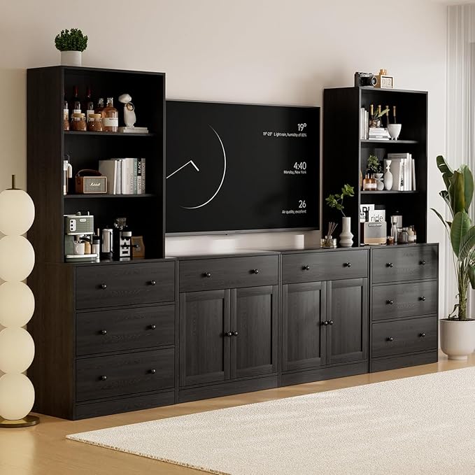TUSY 71" Large TV Stand Set