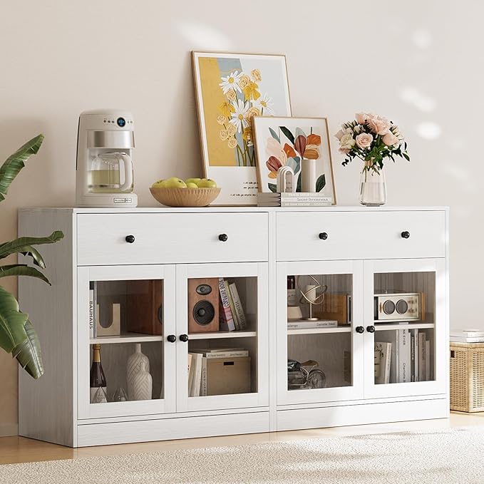 TUSY 71" TV Stand Storage Set