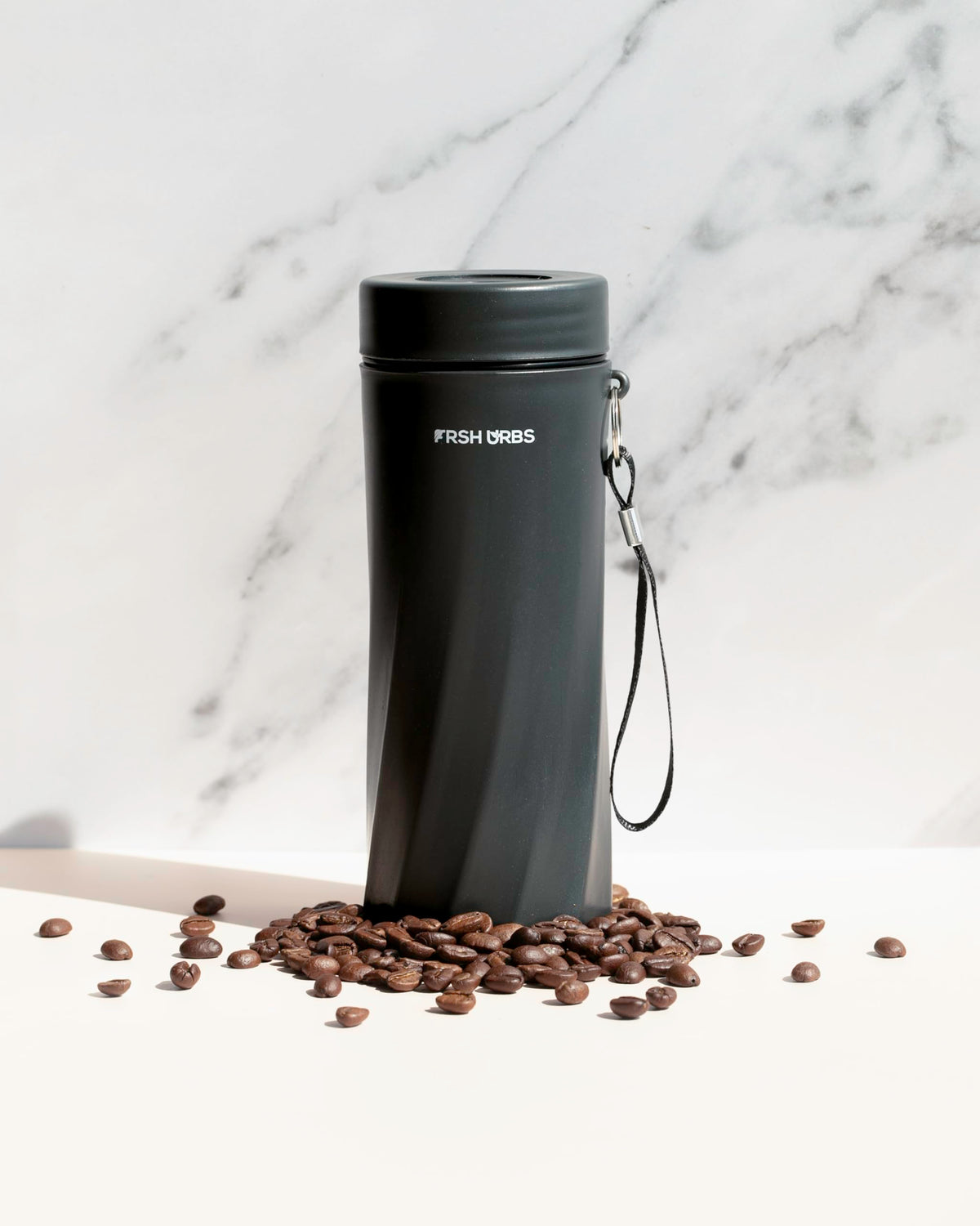 FRSH URBS Air Tight Storage Container, 500ML, Black, with Humidity Packs