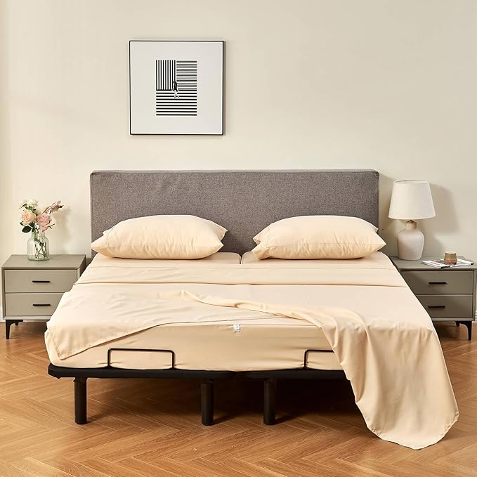 Kingnex 36-39 Half Split Top King Sheets Sets