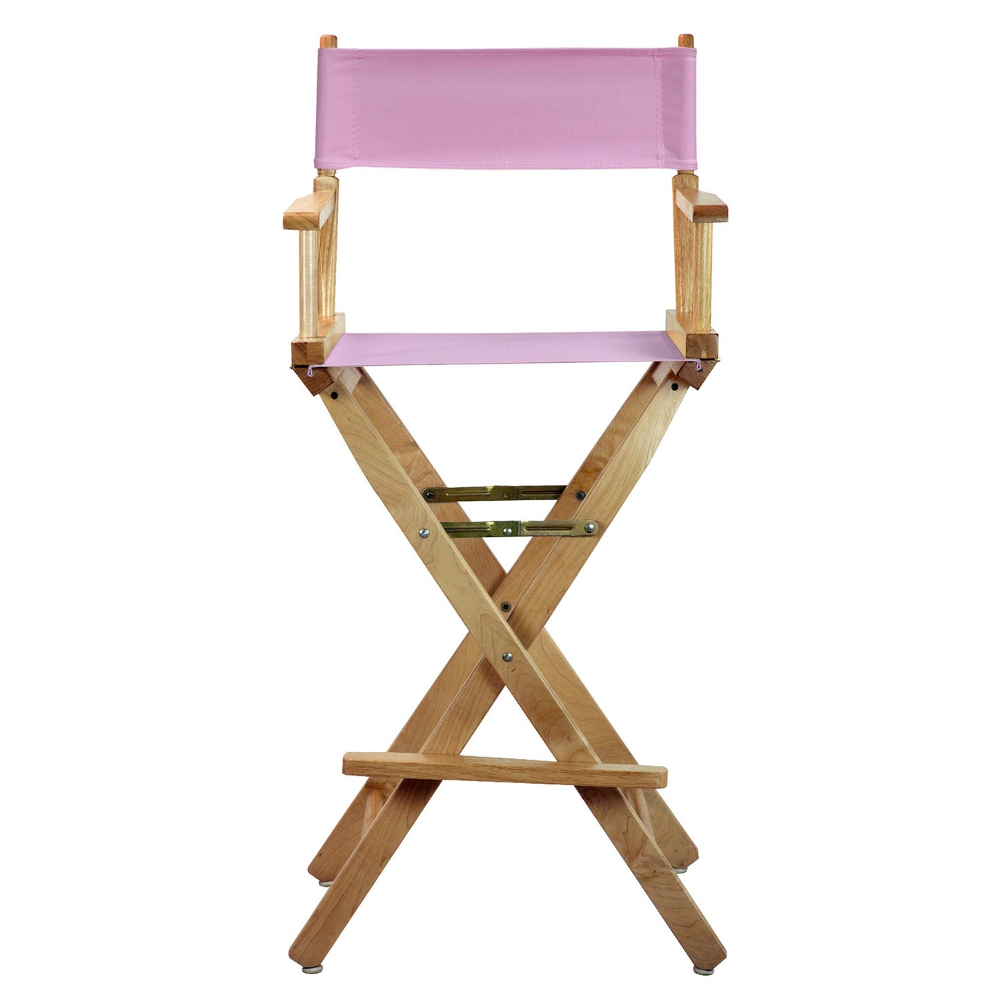 Casual Home 230-00/021-22 Director Chair 30" - Bar Height Natural Frame/Pink Canvas