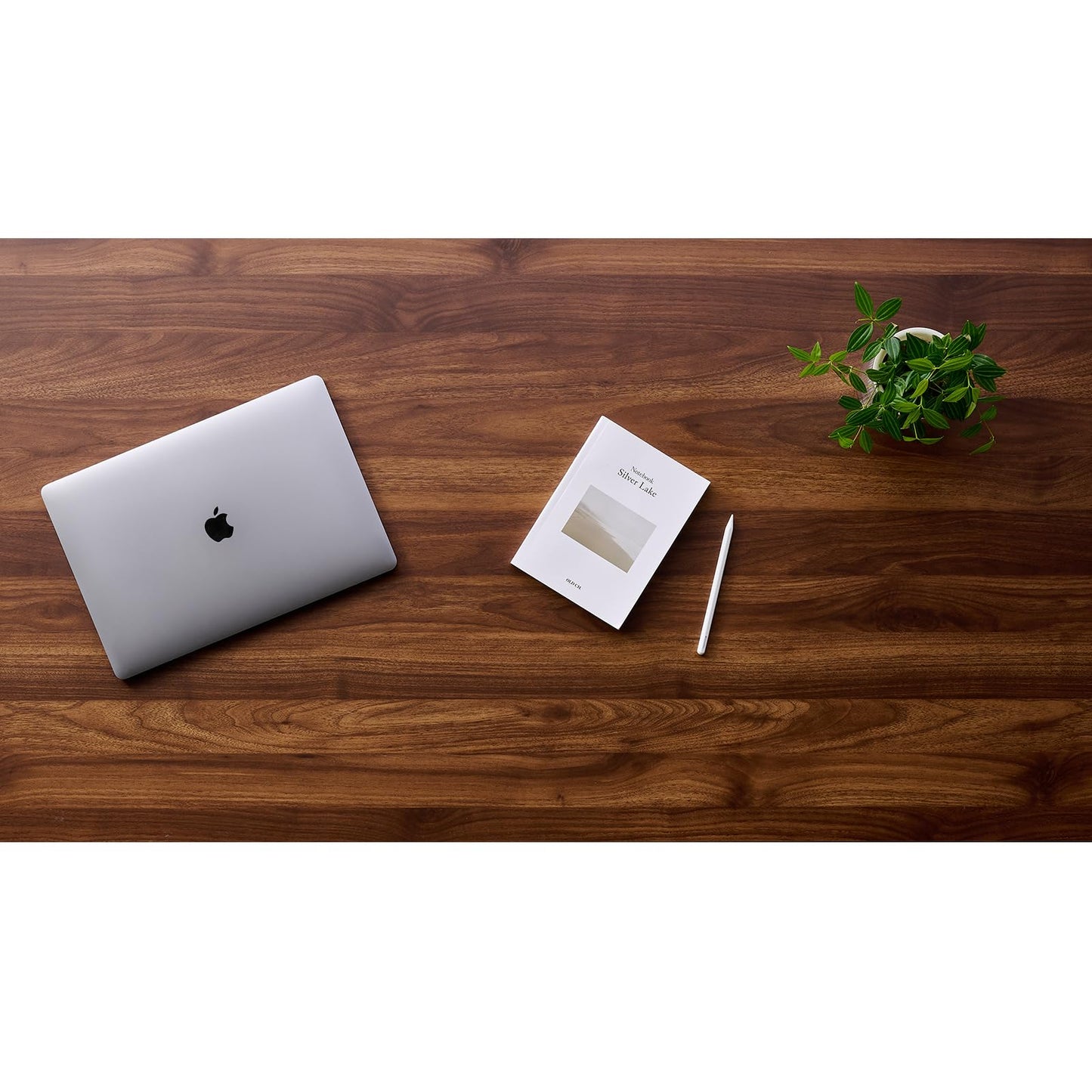 Kaboon Universal Tabletop 36"x20", Solid One-Piece Melamine Table Top, Double L-Desk Floating Desk DIY, Home and Office,Dark Walnut