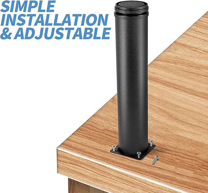 12 Inch Metal Furniture Legs Stainless Steel Adjustable Legs Black Metal Legs