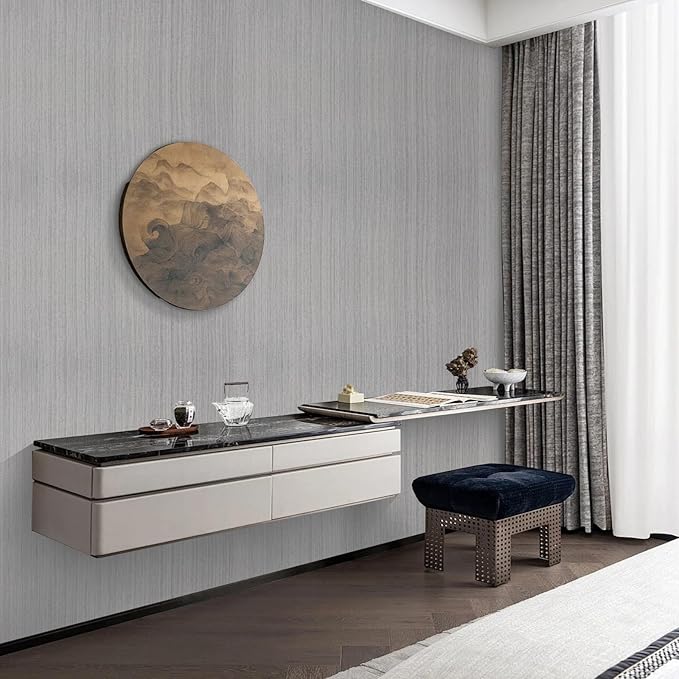 Grasscloth Peel and Stick Wallpaper