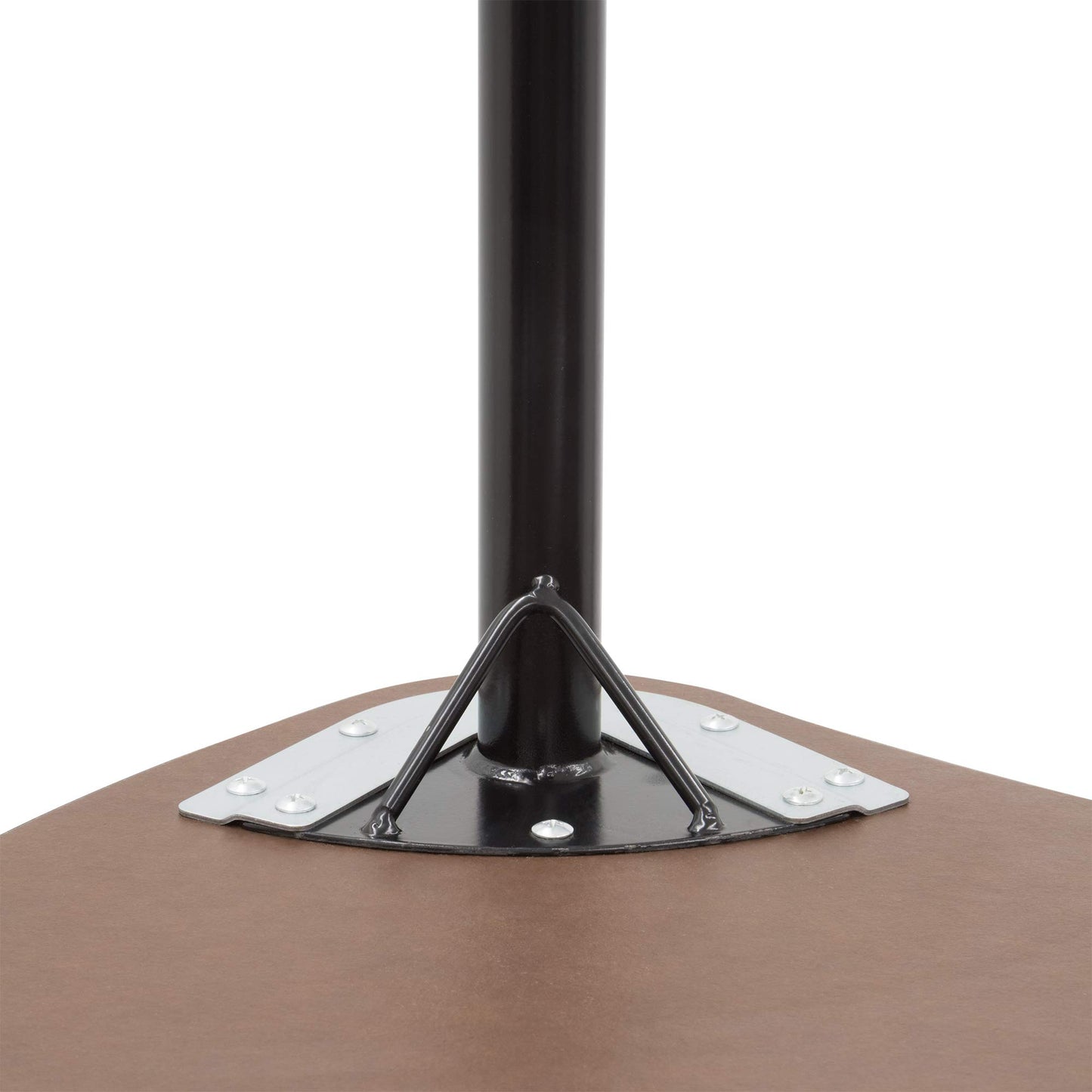 Learniture Round Structure Series Mobile Collaborative Adjustable Height Table, Gray Top/Black Edge/Black Leg