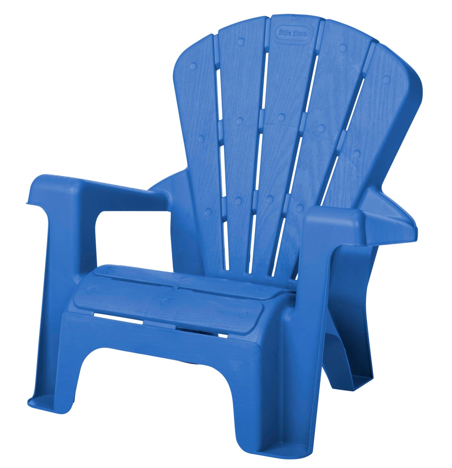 Little Tikes Kids Garden Chair 4 Pack in Blue, Outdoor Toddler Activity Adirondack Chairs for Picnic, Garden, Patio, Backyard & Beach, Outdoor Chair Set