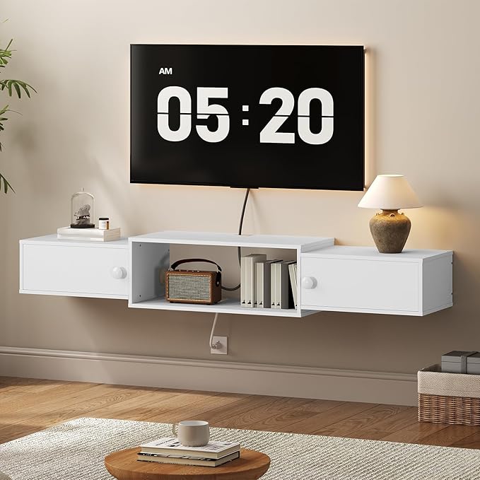 HOOBRO 55" Floating TV Stand