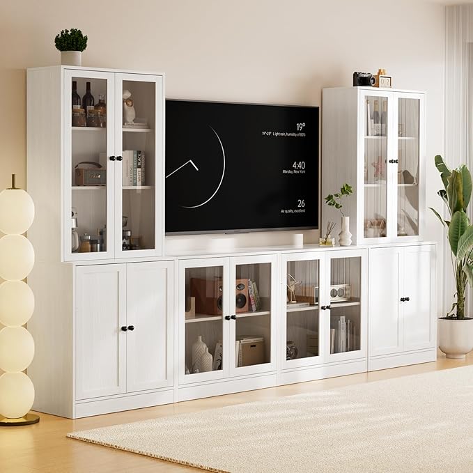 TUSY 71" TV Stand Storage Set