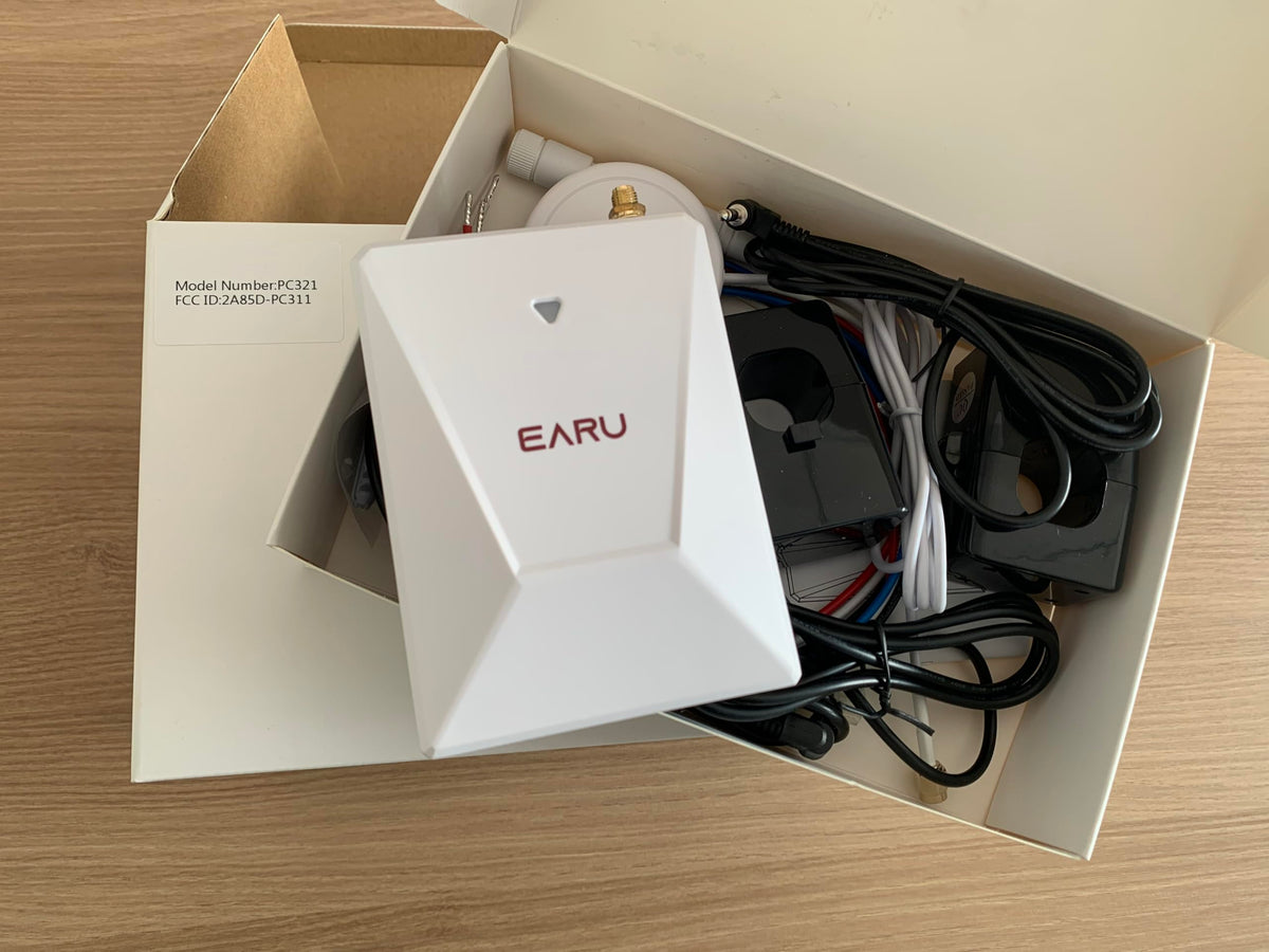 Smart Home Energy Monitor with 16 50A and 3-200A Circuit Level Sensors Real-Time Accurate Power Energy Consumption Tracking WiFi Meter SolarNet Metering2.4 GHz WiFi