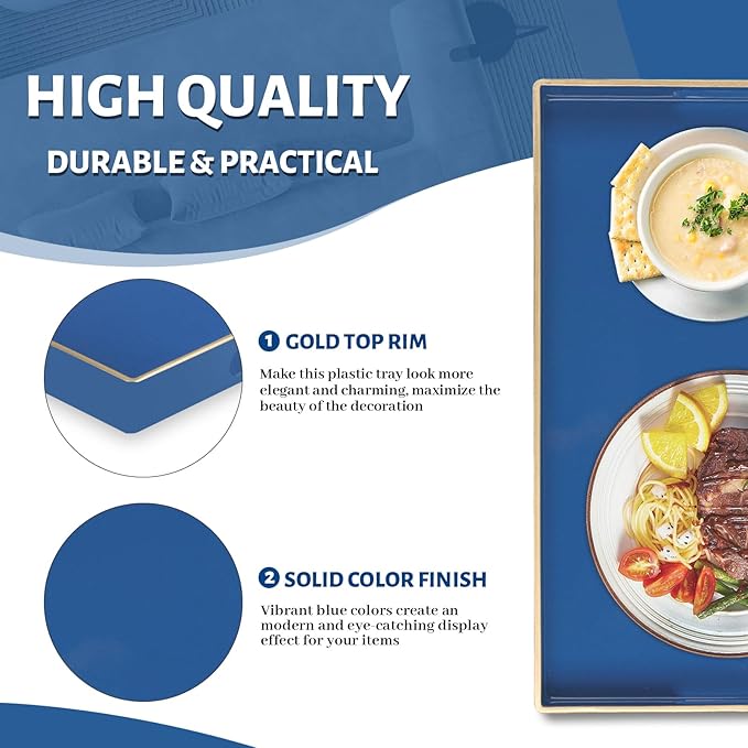 MAONAME Navy Blue Serving Tray