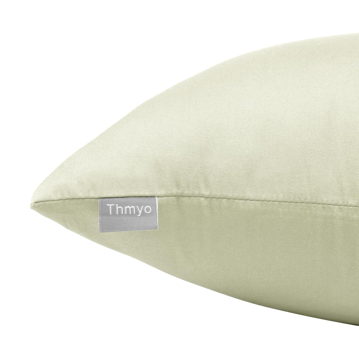 Thmyo 4-Pack 100% Cotton Comfortable Solid Decorative Throw Pillow Case Square Cushion Cover Pillowcase Sublimation Blank Pillow Covers DIY Throw Pillowcase for Sofa(18x18inch/45x45cm,Beige)