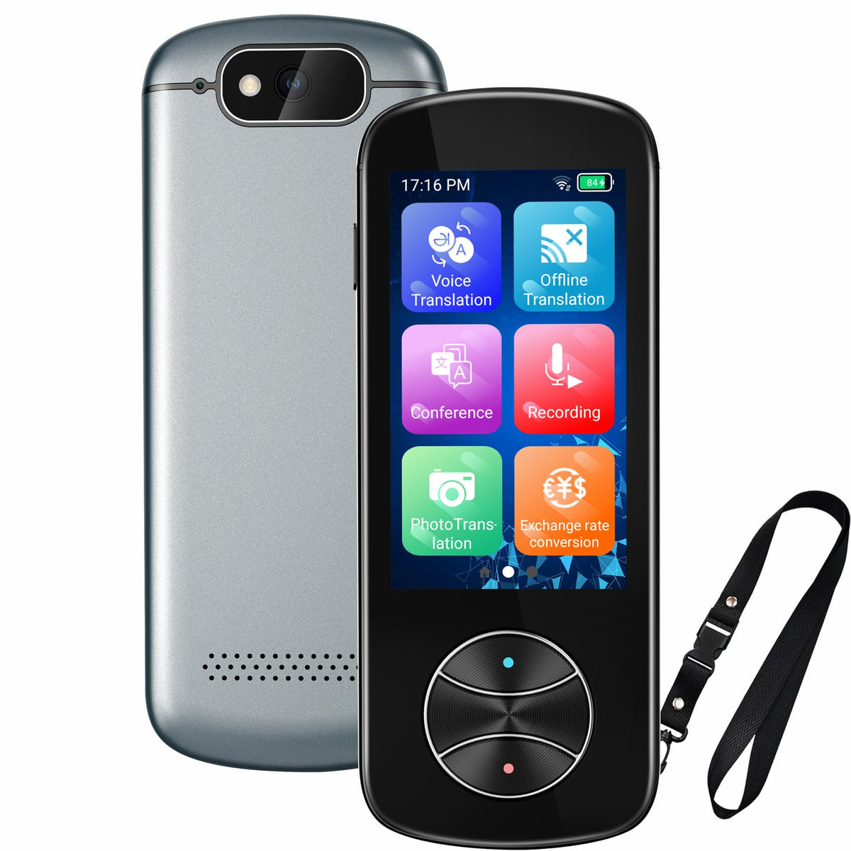 Language Translator Device, Two-Way Instant AI Voice Translator Support 137+ Language Online Translation, Translator Device with Voice/Text/Offline/Photo Translation for Business Learning Travel