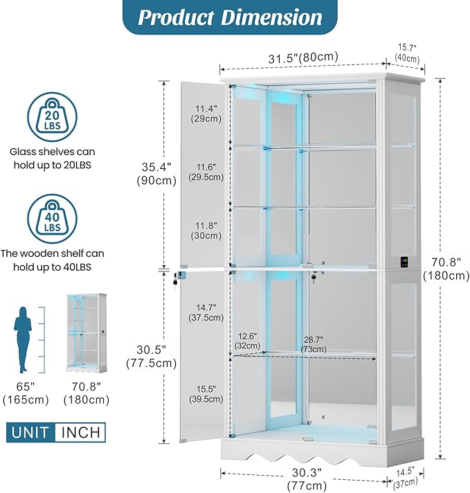 Dystler Glass Display Cabinet