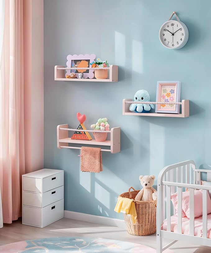 Maxpeuvon Nursery Book Shelves, Bedroom and Kitchen
