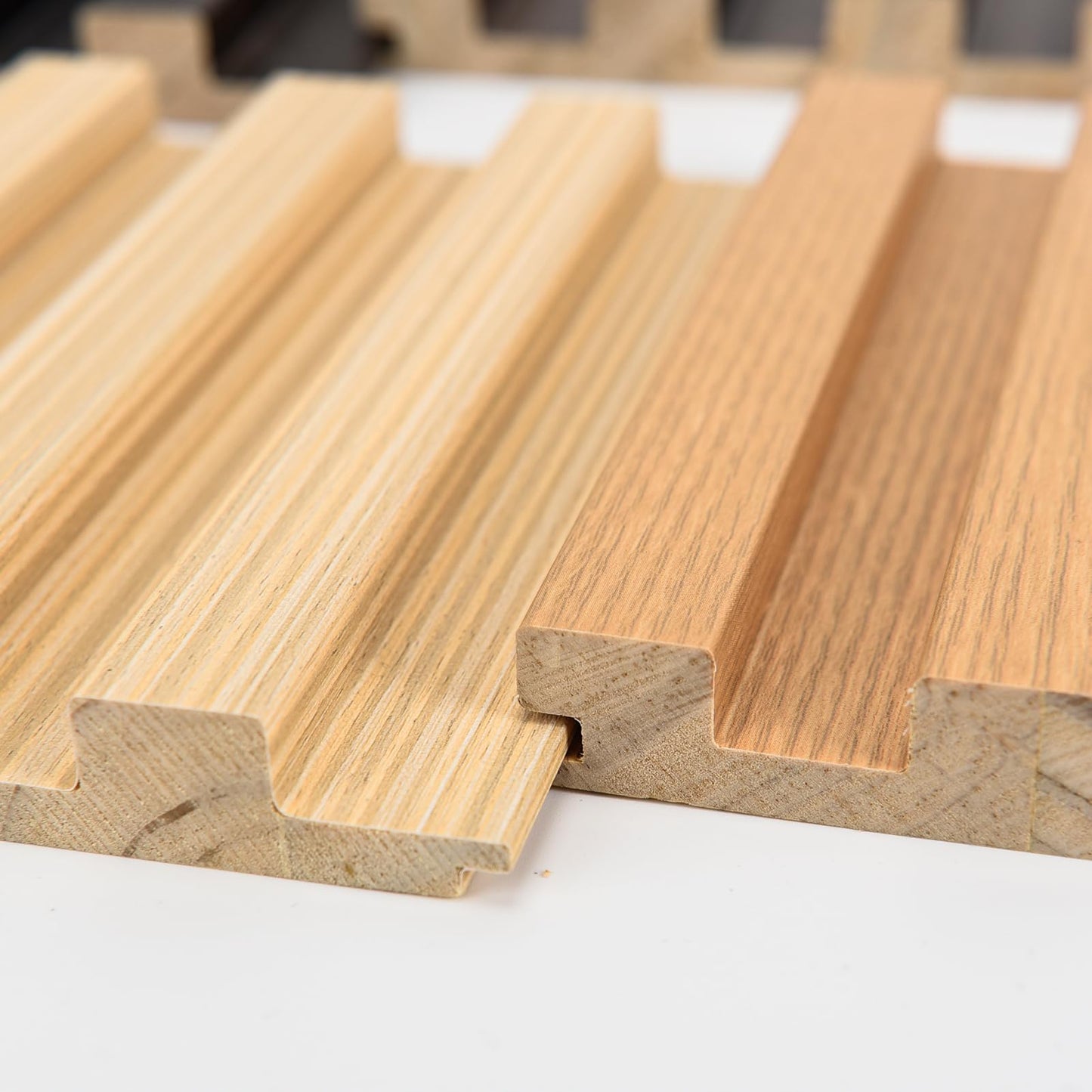 Art3d Slat Wood Wall Paneling for Interior and Ceiling Decoration - 5 Samples Pack, 6 x 5.7in.