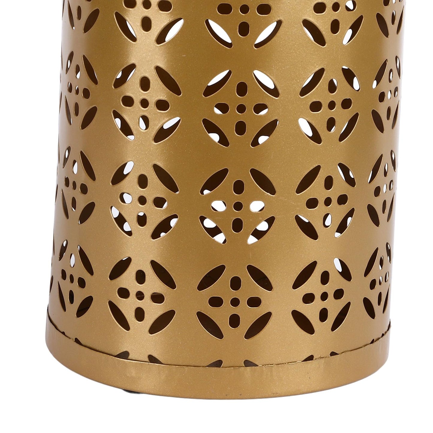 Umbrella Stand, Umbrella Holder Indoor Entryway Stylish Hollow Pattern Cane Stand Round Rack Organizer Freestanding for Home Office Hotel Entryway (M)