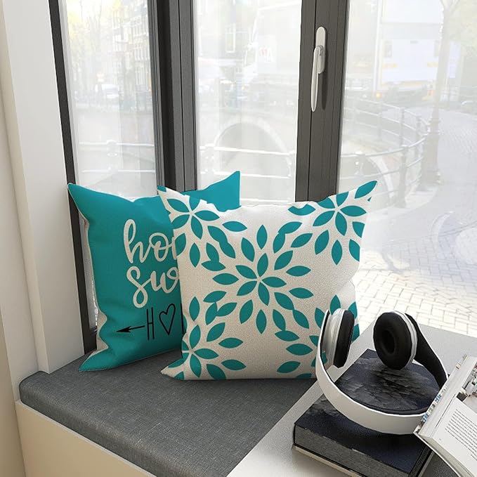 YCOLL Pillow Covers 20x20 Set of 4, Modern Sofa Throw Pillow Cover, Decorative