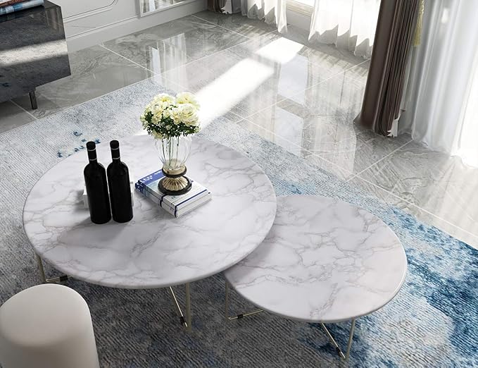 Art3d 17.3"x200" Marble Paper Countertops