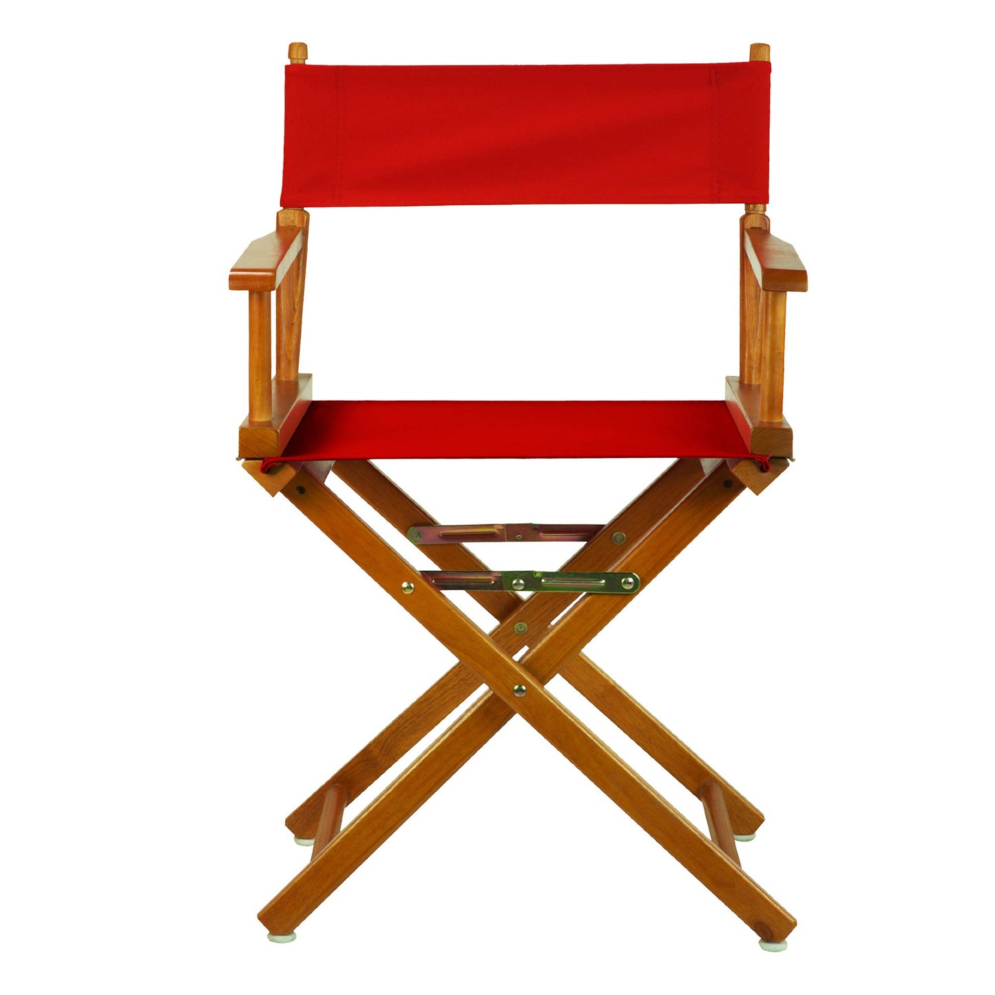 Casual Home 18" Director's Chair Honey Oak Frame with Red Canvas