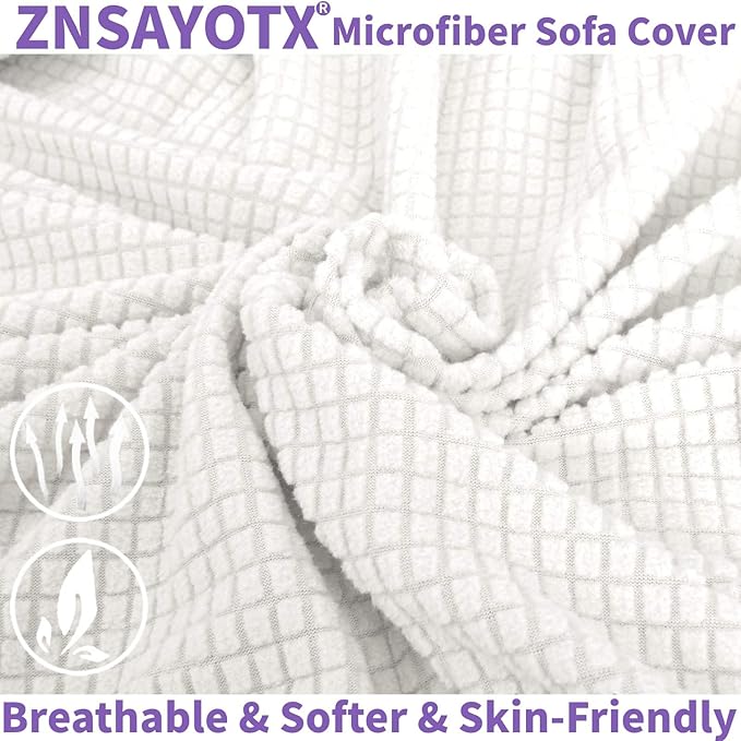 ZNSAYOTX Stretch Oversized Couch Cover Universal Sofa Covers