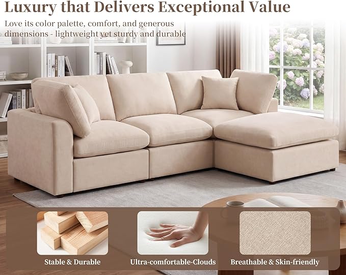 Modular Cloud Sectional Couches