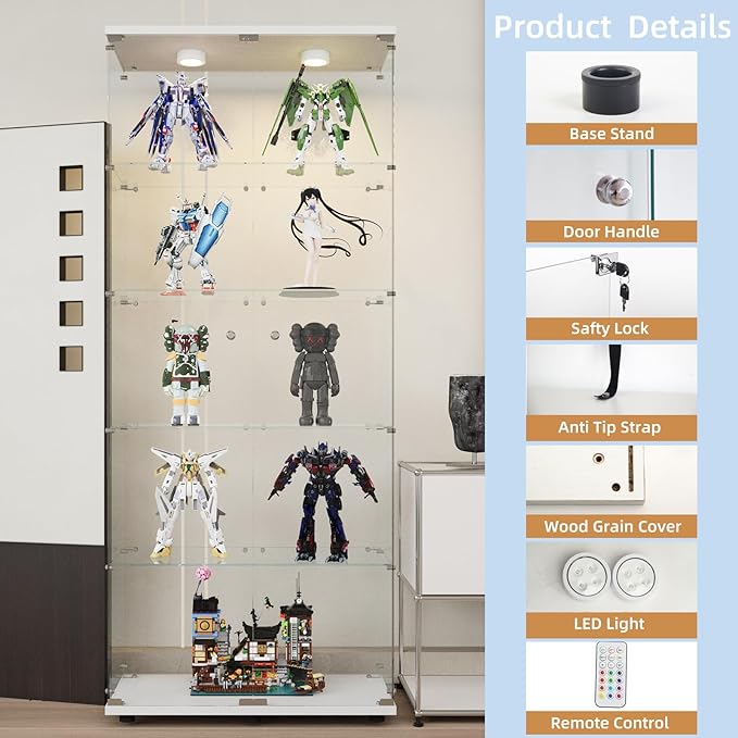 Beauty4U Glass Display Cabinet