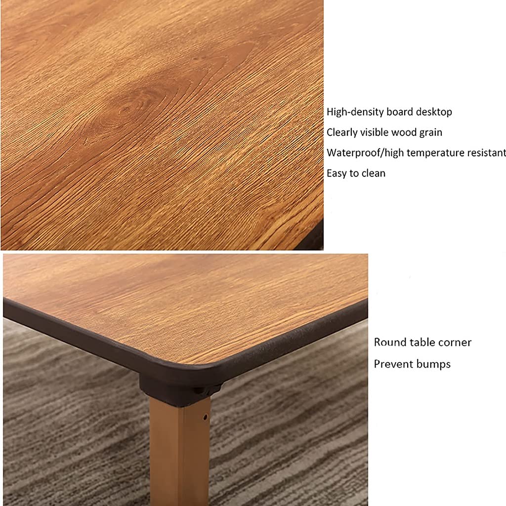 TALSAK Round Folding Tea Coffee Table, Japanese-Style Low Table, Dining Table, Study Table, Small Desk, for Tatami Sitting On The Floor Bedroom Bay Window Tea Room (Size : 70x30cm)
