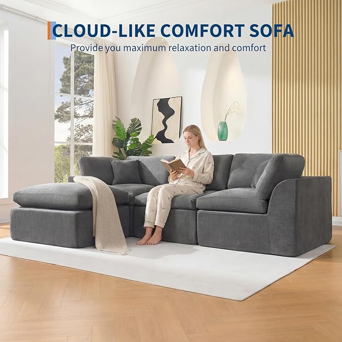 Garvee Modular Sectional Sofa, Sectional Couches
