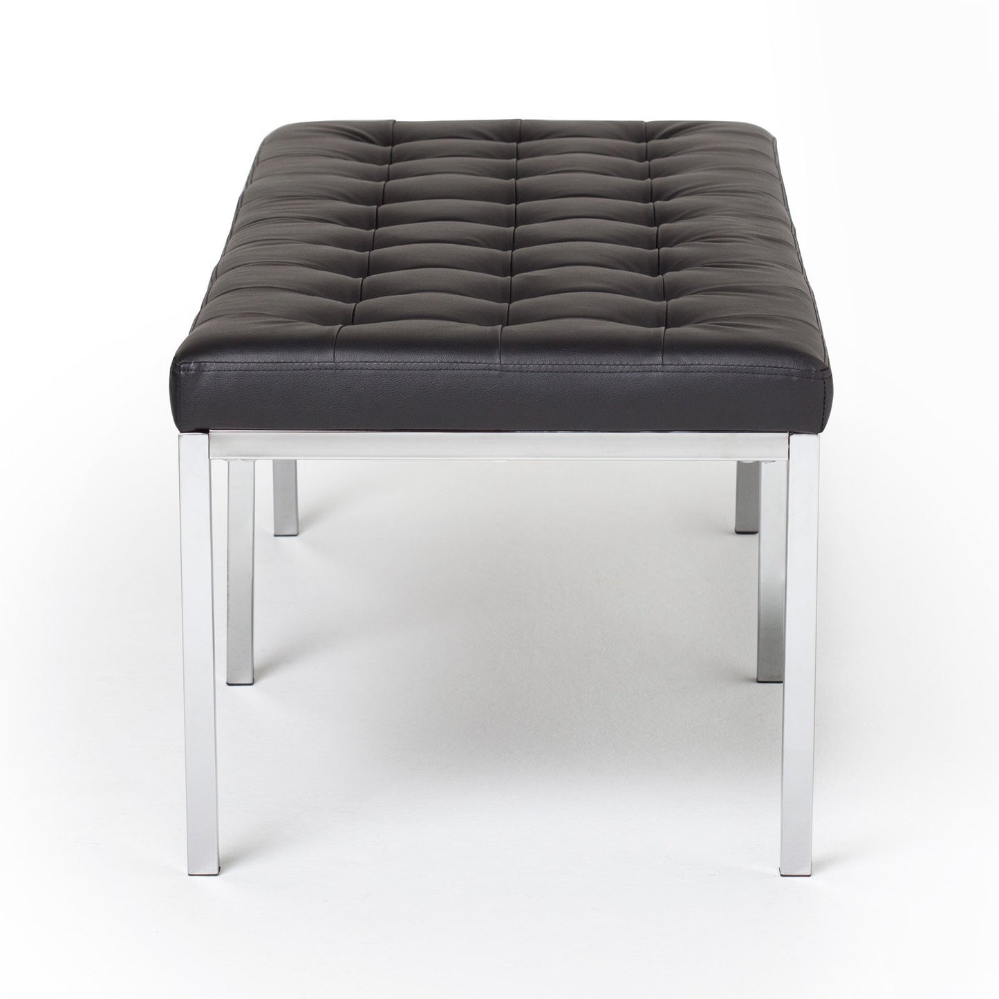 Studio Designs 72013 Bonded Leather Lintel 60" Bench, Smoke