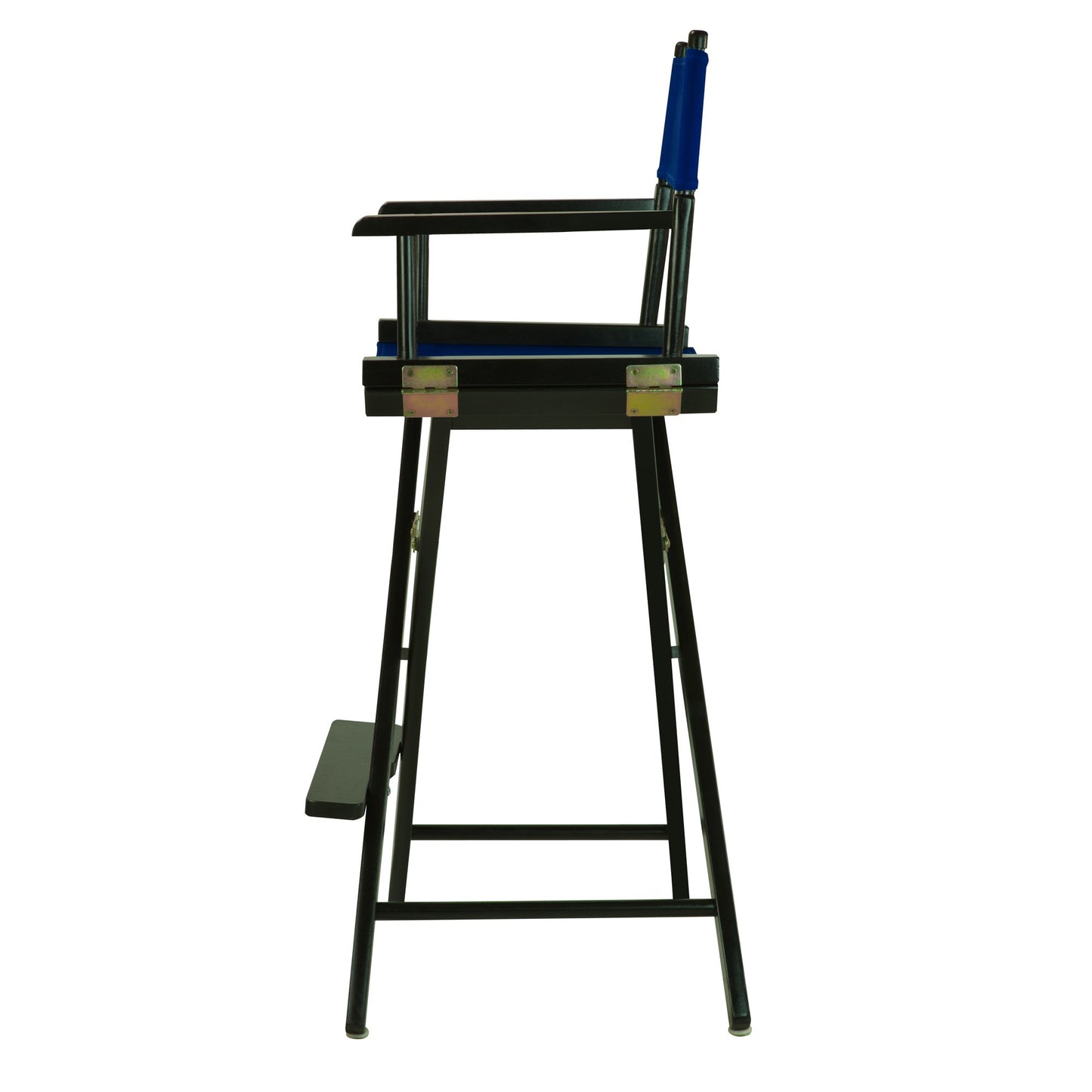 Casual Home 30" Director's Chair Black Frame-with Royal Blue Canvas, Bar Height