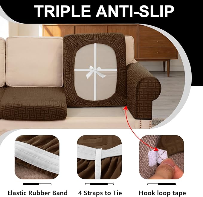 UNBBRRL Stretch Couch Seat Cushion Cover