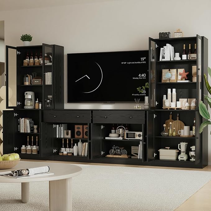 TUSY 71" TV Stand Storage Set