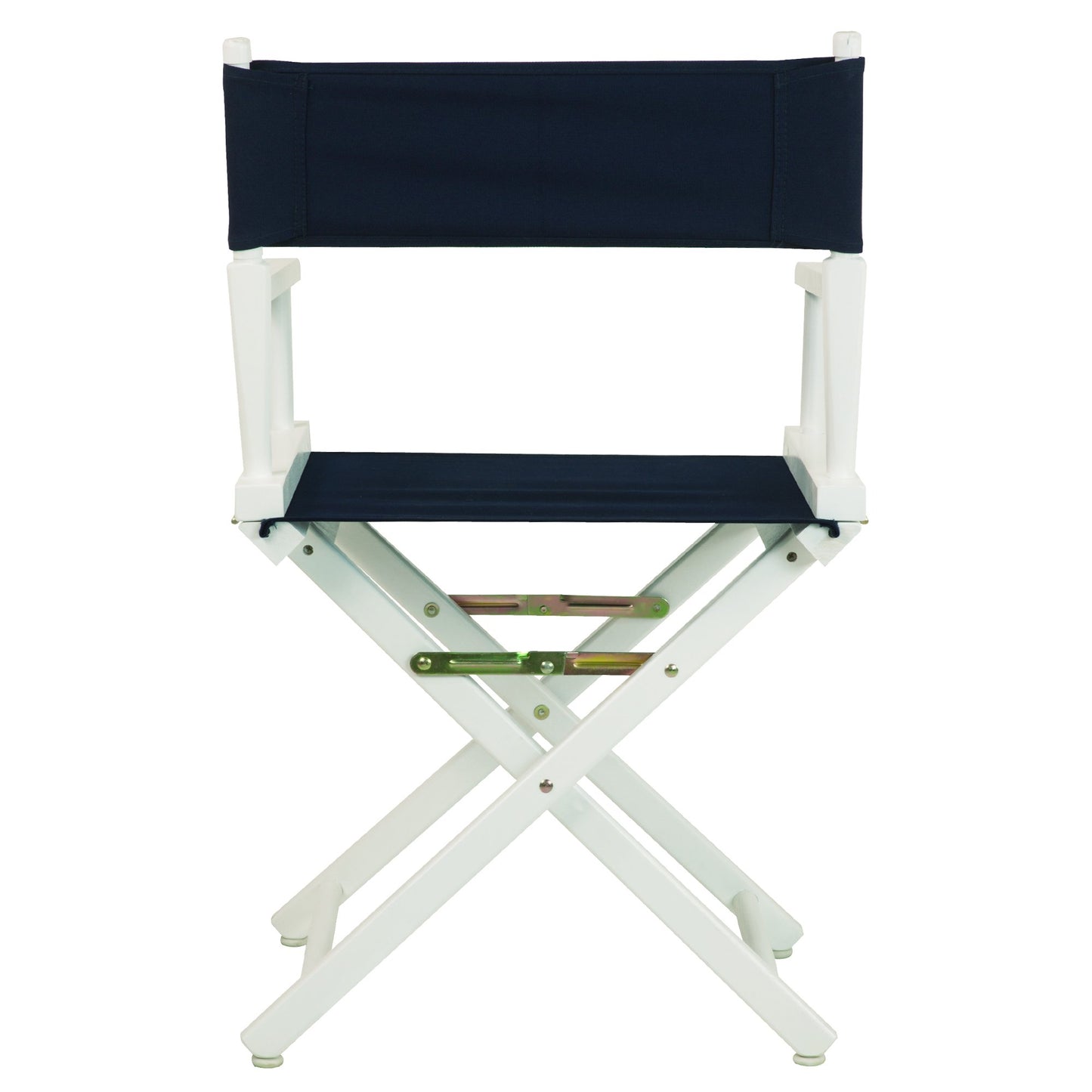 Casual Home 18" Director's Chair White Frame with Navy Canvas