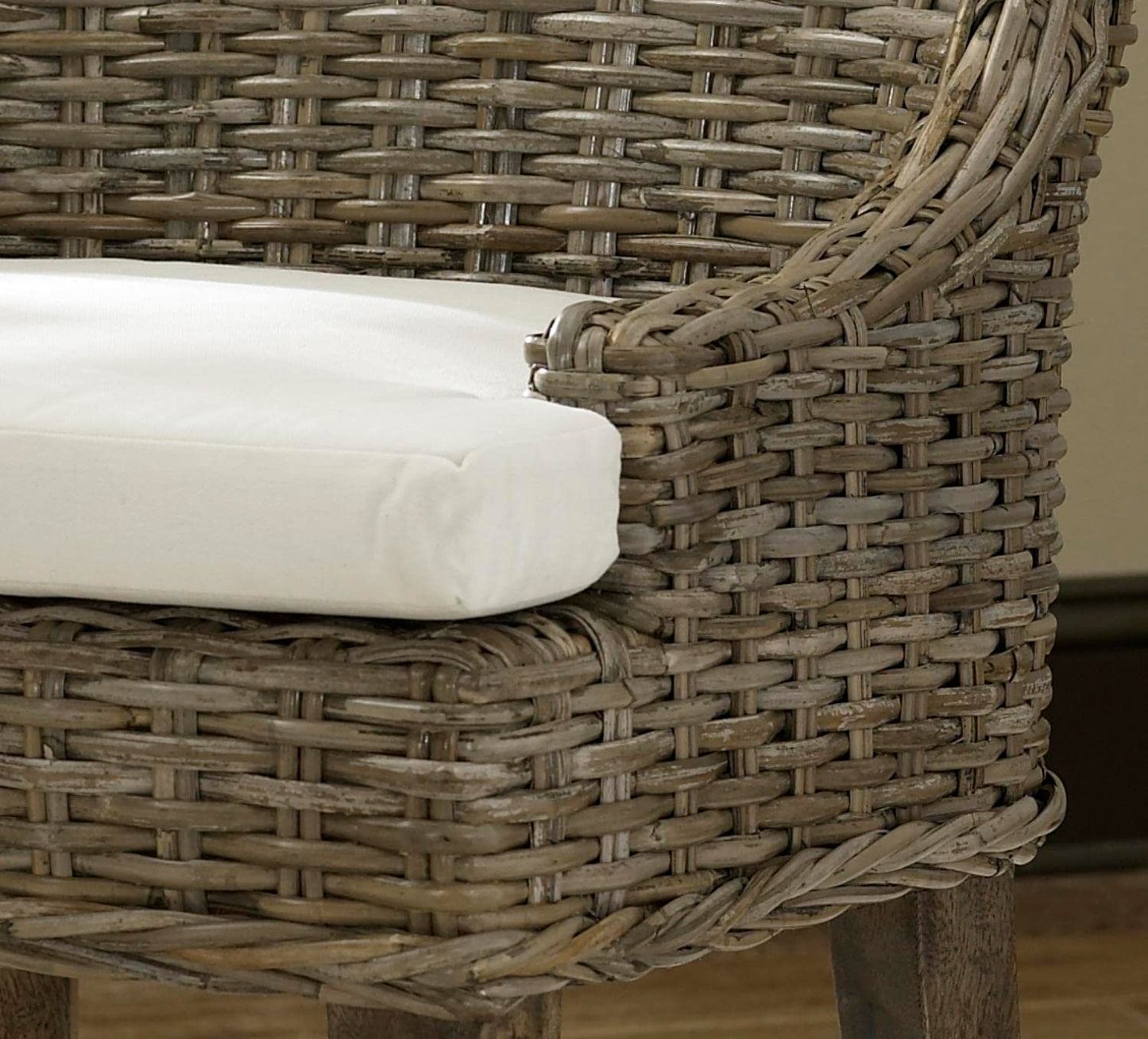 Padma's Plantation Alfresco Dining Chair, Set of 2 Kubu Grey