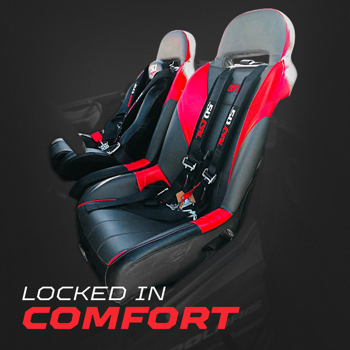1pc Bandana Red 4 Point Harness for Bucket Seat, Quick Release, 7 Style Harnesses Racing Harness 4 point Race Car UTV RZR SXS [6078]