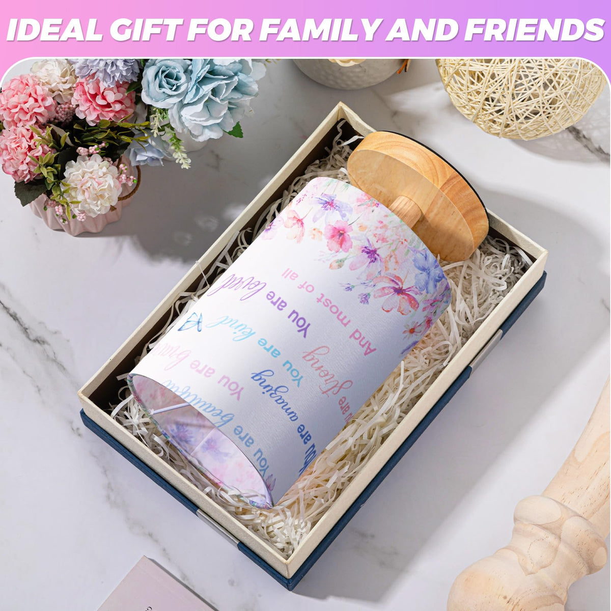 Tujoe Butterfly Girl Room Lamp Motivational Purple Desk Lamp for Kids Fabric Nightstand Table Lamps Bedside Decor for Girl Kids Reading Bedroom Living Room Home Office Christmas Gift