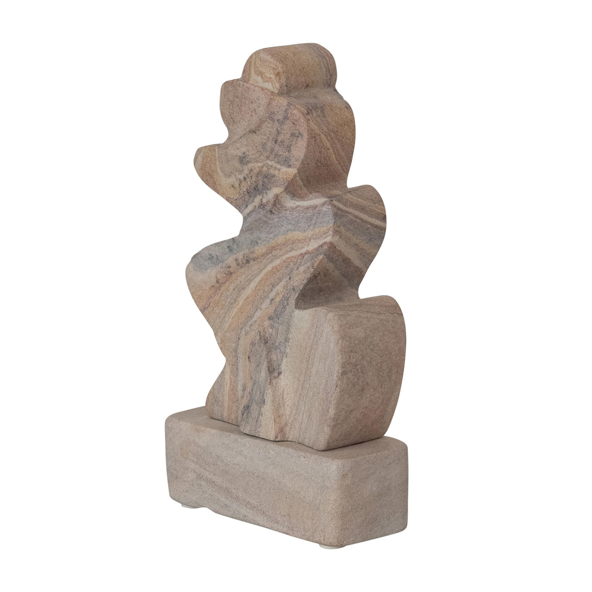 Bloomingville Teakwood Sandstone Décor, Natural
