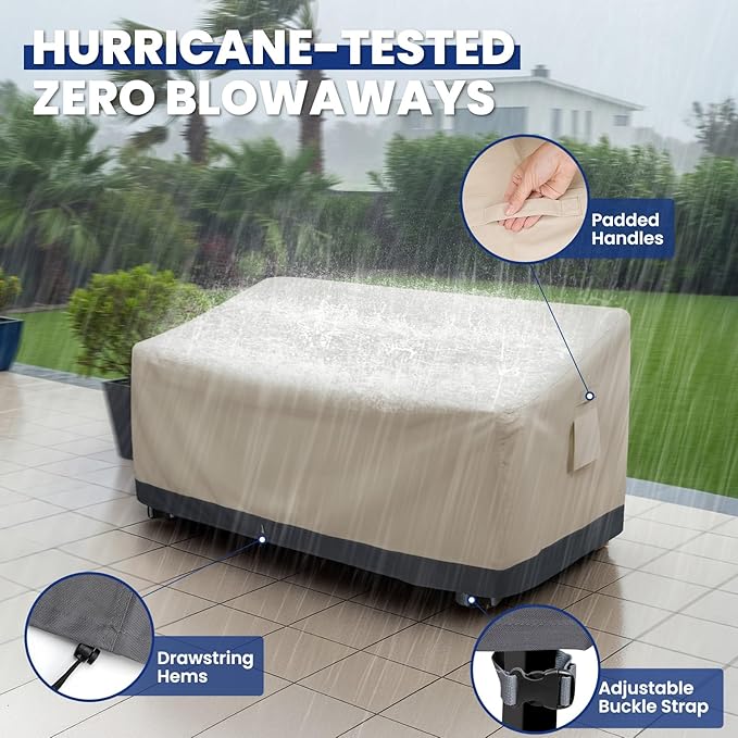 Extra Heavy Duty 2 Seater Outdoor Sofa Cover Waterproof