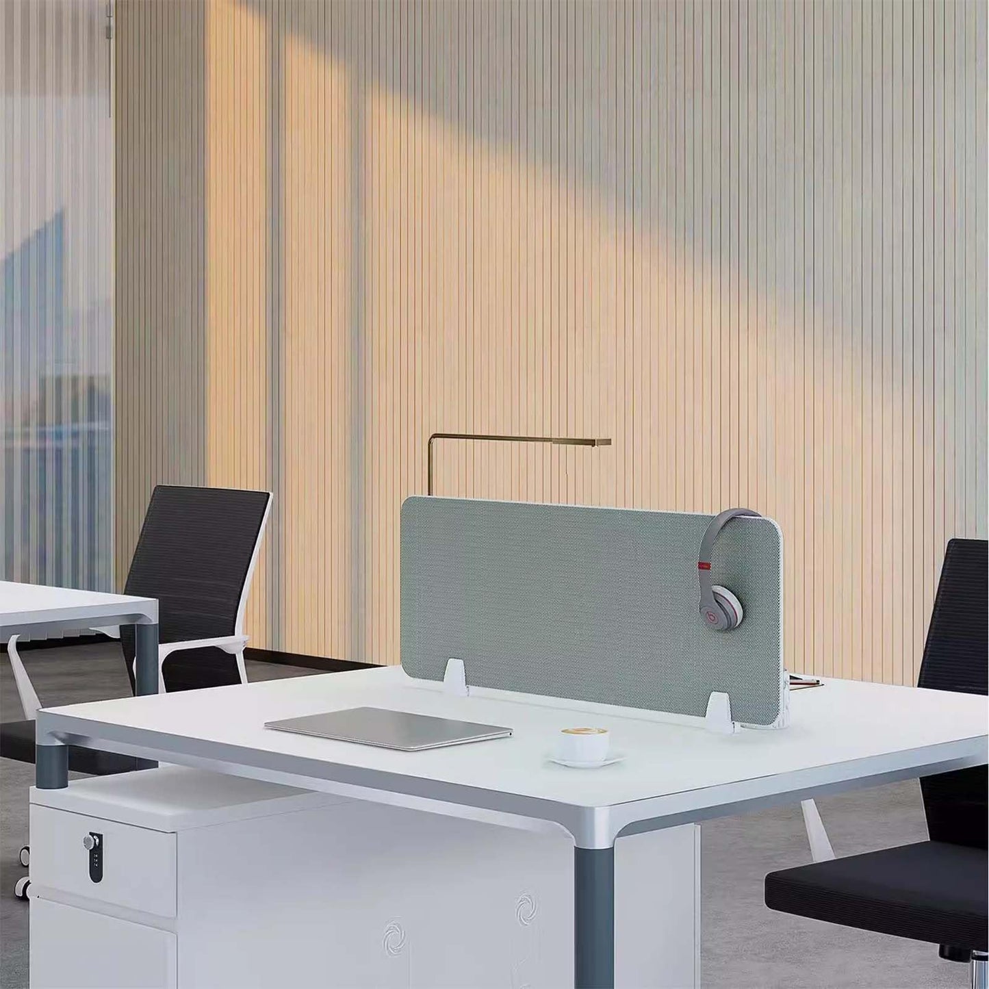 Portable Office Partition Panel 50x30 cm Divider with Clips for Classroom & Workspace Enhances Privacy and Focus Ideal for Home Office & Study Spaces