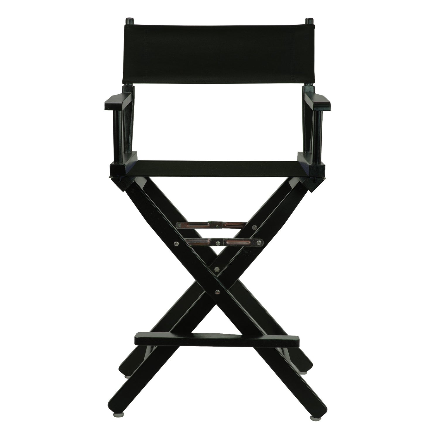 Casual Home 24" Director's Chair Black Frame-with Black Canvas, Counter Height
