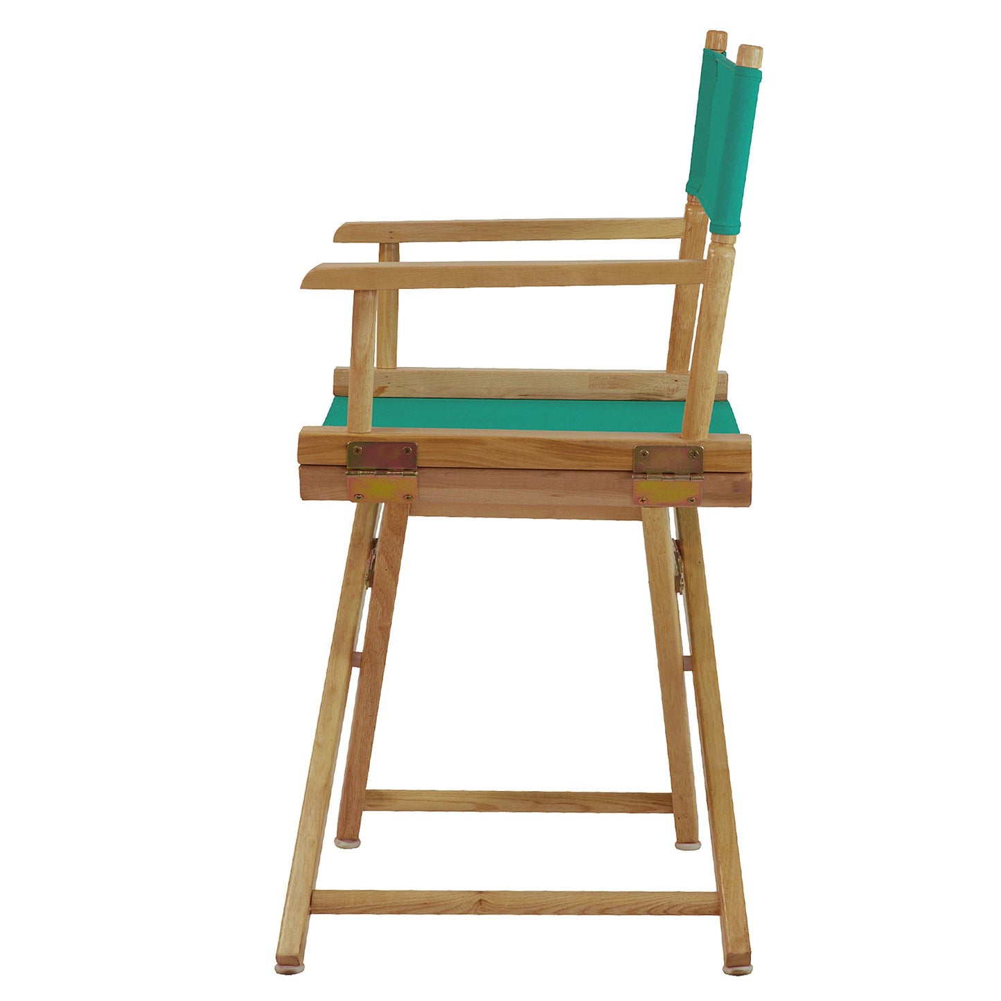 Casual Home 18" Director's Chair Natural Frame with Teal Canvas