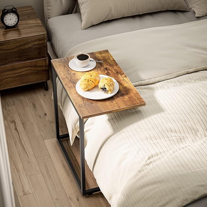 Pipishell C Shaped End Table Set of 2, Side Table