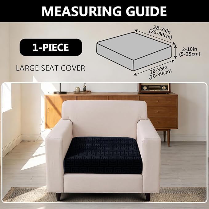 UNBBRRL Stretch Couch Cushion Cover