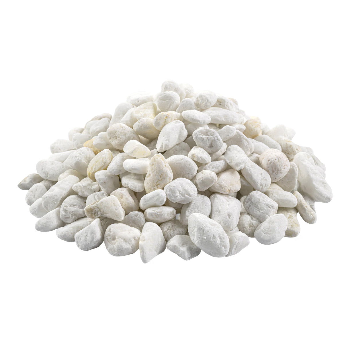 MSI Decorative Tumbled White Pebbles, 0.25 inch - 0.75 inch, 40 lb. Bag