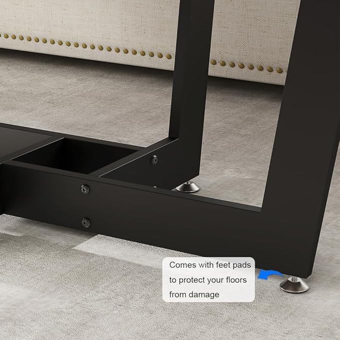 KaKaBB Metal Coffee Table Legs, 18 Inch Coffee Table Base, Furniture Legs