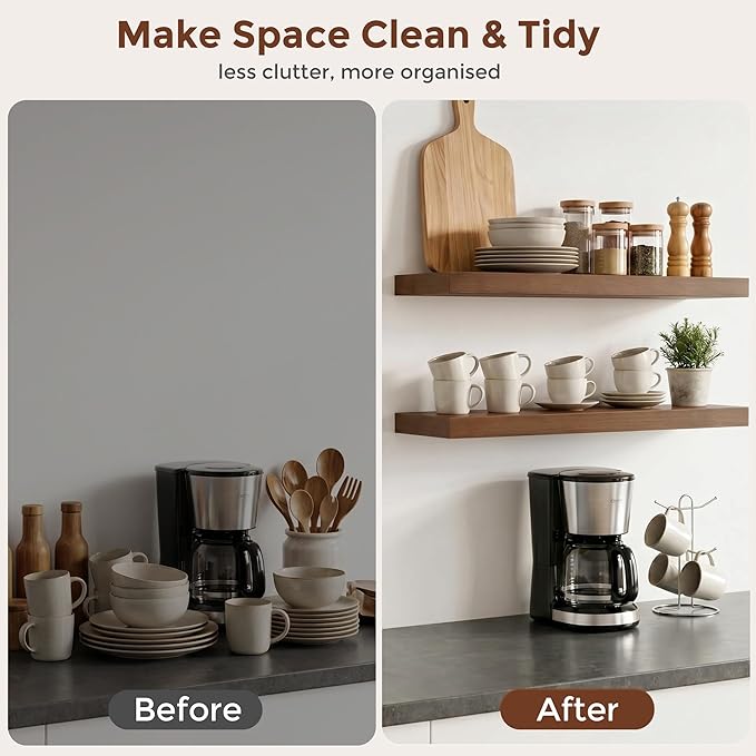 fuqing Wood Floating Shelves | 24 Inch Floating Shelves