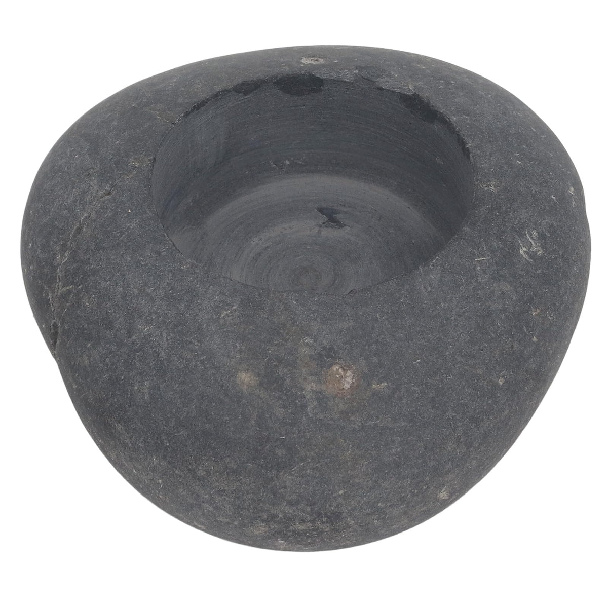 Pebble Candle Holder Handmade Stone Tealight Holder Rock Decor for Home Wedding Centerpiece Tabletop