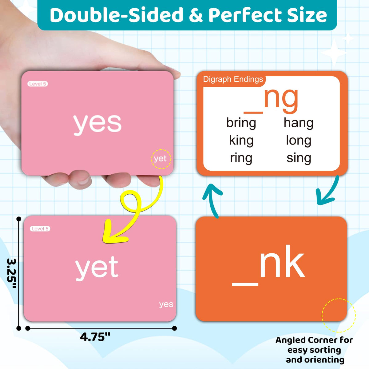 712 Sight Words/Phonics Flash Cards, Dolch & Fry High Frequency Site Words, Learn to Read CVC Blends, Short/Long Vowel Sounds, Flash Cards Games for PreK Kindergarten 1st 2nd 3rd Grade, Kids 4-10